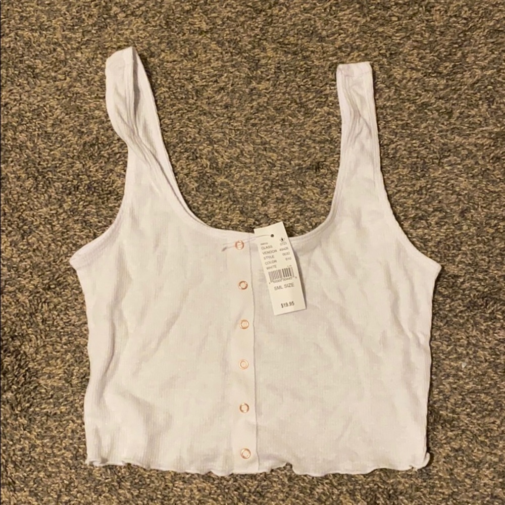 White PacSun tank top